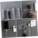 UKCOCO 20 Clear Sticky Hooks - No Drilling Self-Adhesive Wall Hooks for Home & Office - Transparent Multifunctional Plug-In Wreath Holders - Buy Online on GoSupps.com