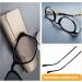 Universal Black Frame Glasses Legs - Replacement Spare Parts for Sunglasses & Eyeglasses | Lurrose - Buy Online on GoSupps.com