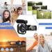 4K Camcorder 56MP 30FPS WiFi Vlogging Camera with Microphone, 3.0 Touch Screen, IR Night Vision and Remote Control - Black - Buy Online on GoSupps.com