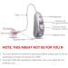Invisible Digital Hearing Aid for Adults & Seniors - Lightweight & Noise Reduction (Red-Right Ear) - Buy Online on GoSupps.com