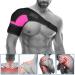 Chlffua Adjustable Shoulder Brace for Women - Prevent Injuries and Support Left & Right Shoulder - Pink, One Size - Buy Online on GoSupps.com