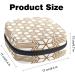 Portable Women's Binding-Up Bags | Menstrual Cup & Tampon Bags for Teens | Multicolored Brown Geometric Design - Buy Online on GoSupps.com
