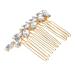 Beatifufu Fashionable Diamond Hair Accessories Hair Comb for Women Headpiece Hair Combs Wedding Hair Clip Wedding Hair Comb Hair Accessories for Girl Headpiece