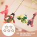 Amosfun 5pcs Wooden Star Shaped Teether Set for Baby Teething | Nursing Pendant Chew Toys for Infant Bed, Crib, Gym - Buy Online on GoSupps.com