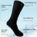 TENYSAF Diabetic Socks 3 Pairs - Cotton Crew, Extra Wide, Non-Binding Top - Black - Buy Online on GoSupps.com