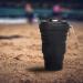 DARUNAXY Collapsible Travel Cup - Silicone Folding Camping Cup with Lid - 19oz Portable Bottle (Black) - Buy Online on GoSupps.com