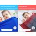 Sensory Busy Blanket for Kids | Stretchy Breathable Firm Pressure | Calming Sleep | Double Powder Blue - Buy Online on GoSupps.com
