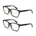HEEYYOK 2 SPALL PACK MODEL LIGHT LEALL REESSHRITE MEN WOMES QUALITY Blow light filter glasses screen glasses Computer glasses Blue Light Block Brille anti-UV with bag +0.75 C1C1