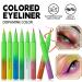  G n rique Liquid Eye Dougler Liquid Eye Liner | Pen Eyeliners Matte Neon 8x Colored Liquid Vivid Color Eye Makeup Long Lasting Lasting for Women - Buy Online on GoSupps.com