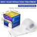Scar Away Silicone Scar Sheets - Transparent Gel Tape for C-Section, Keloids, Burn & Acne - Medical Grade Removal Strips (1.6 x 120) - Buy Online on GoSupps.com