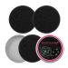 Hongecb professional make-up brush cleaner quick color change for cosmetics brushes single-layer dry cleaning sponge tool 3PCs sponge with a compact can for wearable wearing 1box + 3 sponge