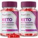 (2 Pack) True Form Keto Gummies - True Form Keto ACV Gummies For Weight Loss Support Belly Fat Apple Cider Vinegar Extract Keto+ACV Plus Supplement Shark Energy Tank avc Trueform Gomitas (120 Gummies)