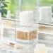 mDesign Prism Collection Cosmetic Organizer - 6 Pack, Clear/Rose Gold - Ideal for Bathroom, Bedroom, Vanity Countertop - Makeup Storage Bin for Brushes, Palettes, Lipstick, Blush - Buy Online on GoSupps.com