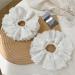 Dinghaole White Lace Scrunchies for Women - Large Hair Bands Soft Ties - Ponytail Holders for Thick Hair - Lolita Accessories for Girls - Bulk Scrunchie(white) - Buy Online on GoSupps.com