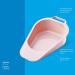Carex Health Brands Fracture Bed Pan - 1 Pack | Essential Recovery Aid - Buy Online on GoSupps.com