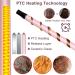 Curling Wand 4 in 1 Iron Set with Interchangeable Ceramic Barrels - Pink Curling Tongs and Straightener Brush for Long & Short Hairstyles - Women's Gift - Buy Online on GoSupps.com