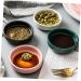 MAGICLULU 8 Pcs Sauce Dish Vinegar Dish Sauce Serving Sauce Bowls Relish Plate Small Ceramic Bowl Soy Sauce Dish Ingredient Bowls for Prep Sauce Seasoning Dish Fruit Seasoning re-usable 9X9X2.5CMx4pcs Blackx4pcs - Buy Online on GoSupps.com