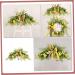 Alipis 2pcs Simulation Flower Door Hanging Garland Eucalyptus Plant Household Lemon Adorn Wall Hanging Yellowx2pcs 60x30cmx2pcs - Buy Online on GoSupps.com