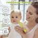 CLdy Baby Biting Toys - BPA-Free Silicone Teething Rings & Toothbrushes for Babies 3+ Months - Stimulate & Massage Gums (Yellow-Green 2 Pieces) - Buy Online on GoSupps.com