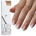 btartboxnails XCOATTIPS Ombre Nails - Extra Short Square Press on Nails 150Pcs 15 Sizes Nude Square Nails Peach Soft Gel Nails False Nail Soak Off Acrylic Fake Nails Extensions A160-XS Square