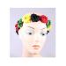 KIWI DAISY Rasta Floral Flower Crown Headband - Stretch Boho Hair Accessory - Buy Online on GoSupps.com
