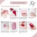 French False Nails Extra Short - 24 Pcs Short Square Full Cover Press on Nails - Cute Purple Nude Acrylic Fake Nails for Women & Girls - Buy Online on GoSupps.com