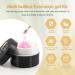 COSCELIA Builder Gel Set - Pink Clear & White UV Gel for Nail Extensions - 6 x 15ML - Perfect for Beginners - DIY Gel Nails - Buy Online on GoSupps.com