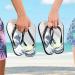 Buy Mnsruu Cherry Blossom Sea Wave Flip Flops & Sandals | Stylish Slippers for Hotel Spa & Travel - Unisex Footwear - Buy Online on GoSupps.com