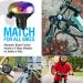 MARQUE Bike Bell: Loud & Crisp Ding Sound for Adults & Kids | Must-Have Bicycle Accessory for Mountain MTB, Beach Cruisers, Commuters & Kids Bikes | Easy to Install on Handlebar - Oil Slick - Buy Online on GoSupps.com