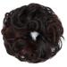 Messy Bun Hair Piece for Women | Thick Updo Scrunchie Hair Extension | Natural Black Mix Dark Auburn - 1 PCS - Buy Online on GoSupps.com