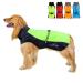 Zunea waterproof raincoat for medium -sized and large dogs reflective rain jacket slightly windproof mesh lining rain protection clothing for outdoor hiking clothing for wet days green 4xl 4xl (1 Pack) green
