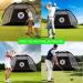 ASENVER Black Golf Practice Net | 6.6 FT | Training Aids with Target Cloth and Carrying Bag - Buy Online on GoSupps.com
