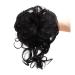 Messy Bun Hair Piece for Women Pieces Curly Chignon Donut Scrunchie for Women Messy Bun Hair Piece Synthetic Tousled Updo Hair Buns Extension Elastic Hair Band Hair Fake Hair Accessories for Women 1B