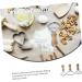 OUNONA 6 Pcs Baking Utensils Frying Wedding Bouquet Accessories Cookie Molds Cast Iron Pan Bunuelos Baking Tools DIY Pasta Maker Donut Dough Pasta Mold Supplies Wood Biscuit Silverx2pcs 11x7.cmx2pcs - Buy Online on GoSupps.com