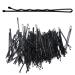 200 HAIRGRIPS TRIPLE WAVE BLACK hair grips clips SALON SLIDES BOBBY PINS
