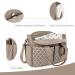 Bizcasa Baby Diaper Bag - 13 Pockets Portable Travel Handbag with Pacifier Bag Large Storage Space for All Baby Essentials - Khaki - Buy Online on GoSupps.com