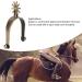 QANYEGN Adult Cowboy Spurs Vintage Metal Spurs with Gear Zinc Alloy Men Spurs Horse for Men - Buy Online on GoSupps.com