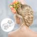 48 Piece Rhinestone Pearl Spiral Hair Pins Set for Wedding Bridal Prom Party - Buy Online on GoSupps.com
