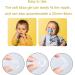 Neoreser 3-Piece Silicone Pacifier Ring Set | Baby Silicone Holder Clip for Pacifier Chains | Transparent Silicone Button Buckles - Buy Online on GoSupps.com