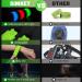 Simket LED Armbands for Running (2 Pack) - USB Rechargeable Reflective Bands for High Visibility - Green - Buy Online on GoSupps.com