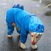 UOSIA Large Dog Raincoat Cute Dog Raincoat Waterproof Full Body Dog Rain Jacket with Reflective Strap Breathable Mesh Fabric Pet Dog Hooded Slicker Poncho for Medium Large Dogs blue 8XL - Buy Online on GoSupps.com