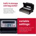 Nesco Deluxe Food VS-12 Vacuum Sealer Kit - 130 Watts, Bags, Viewing Lid, Compact Silver - Buy Online on GoSupps.com