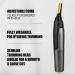 smtfcty Ear and nose hair clipper for men women eyebrow trimmer beard trimmer professional precision titanium detail trimmer for sideburns neck and face other detailing - Buy Online on GoSupps.com