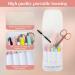 Tweezers Set 7 Pieces Stainless Steel Tweezers Eyebrow Scissors Eyebrow Brush Eyebrow Razor for Face Chin Eyebrow Splitters and Ingrown Hair Removal (Multi-Colour) - Buy Online on GoSupps.com