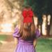 2 Pack 6 inch Bow Hair Clips Large Hair Bow Hair Barrette Clips for Women Girls Red Hair Bows - Buy Online on GoSupps.com