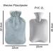 Heat Bottle with Soft Cover 2L - Fluffy PVC Hot Water Bag for Pain Relief | Safe & Durable | Perfect Gift for Women & Adults (Gray) - Buy Online on GoSupps.com