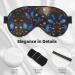 Buy Blue Butterflies Sleep Mask | Adjustable Breathable & Fashionable Eye Mask for Comfortable Sleep - International Shipping Available - Buy Online on GoSupps.com