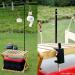 AOOCEEPAW Portable Aluminum Camping Lantern Stand for Outdoor Activities - Black - Buy Online on GoSupps.com