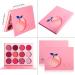 DE'LANCI Pink Eyeshadow Palette - 12 Color Mini Makeup Pallet - Long-Lasting & Waterproof - Peach Matte & Shimmer Shades - High Pigmented & Blendable - Buy Online on GoSupps.com