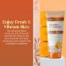 Envy Vitamin C & Turmeric Face Scrub - Anti-Aging Exfoliator for All Skin Types Clears Blackheads & Improves Dark Spots - Vegan & Cruelty-Free - 200ML - Buy Online on GoSupps.com